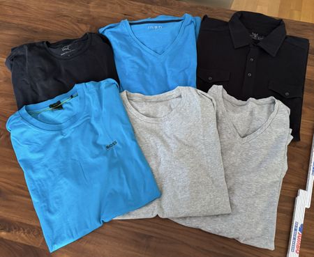 6x Herren T-Shirts Gr.L/XL boss,tezenis etc