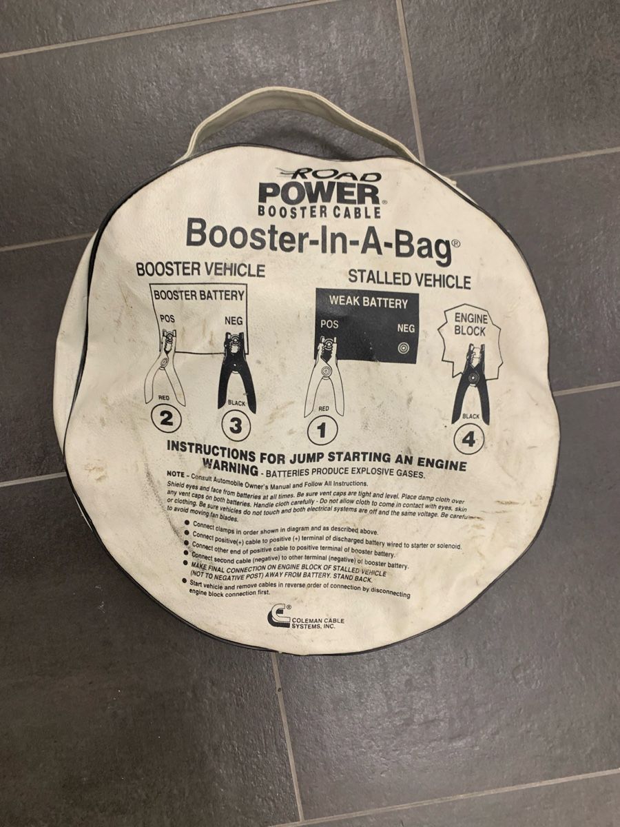 Cavi: Road Power Booster Cable, Starthilfe-Kabel im Bag! – Usato da Stäfa venduto da Weitsicht2020
