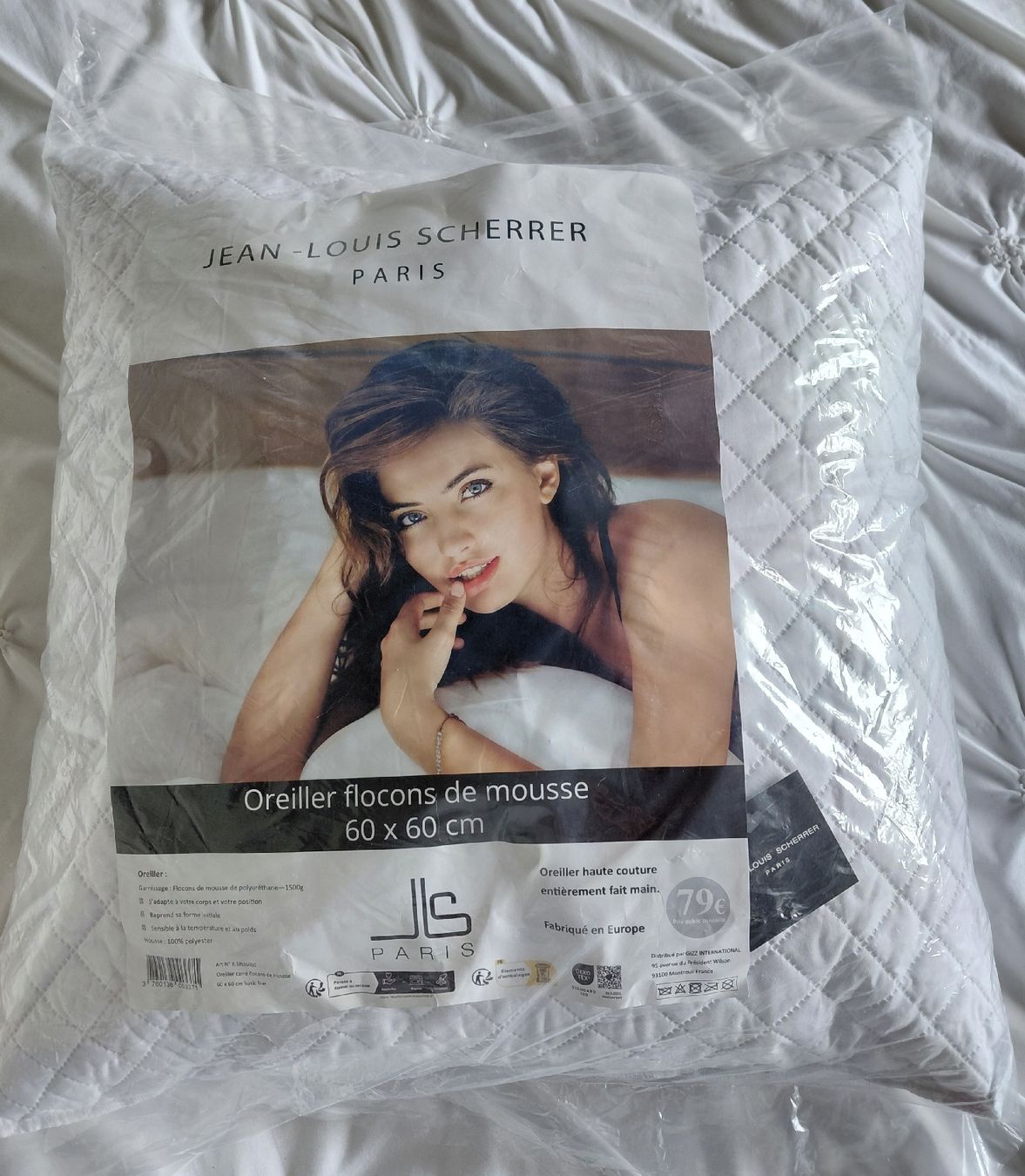 Cuscini: Oreiller Flocons de mousse 60x60cm – Nuovo e nell'imballaggio originale da Tramelan venduto da Belleza82