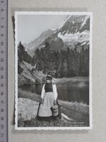 Lötschental, Tracht einer Lötschentalerin