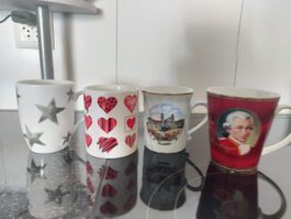 Kaffetassen 17 Stück diverse Motive