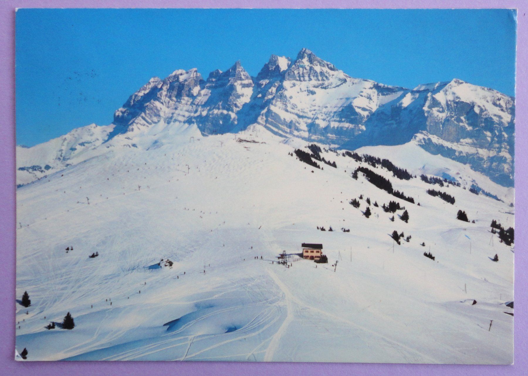 Cartoline postali: Planachaux s/Champéry, Rest. Le  Chaudron – Usato da Fétigny venduto da Billy2miny