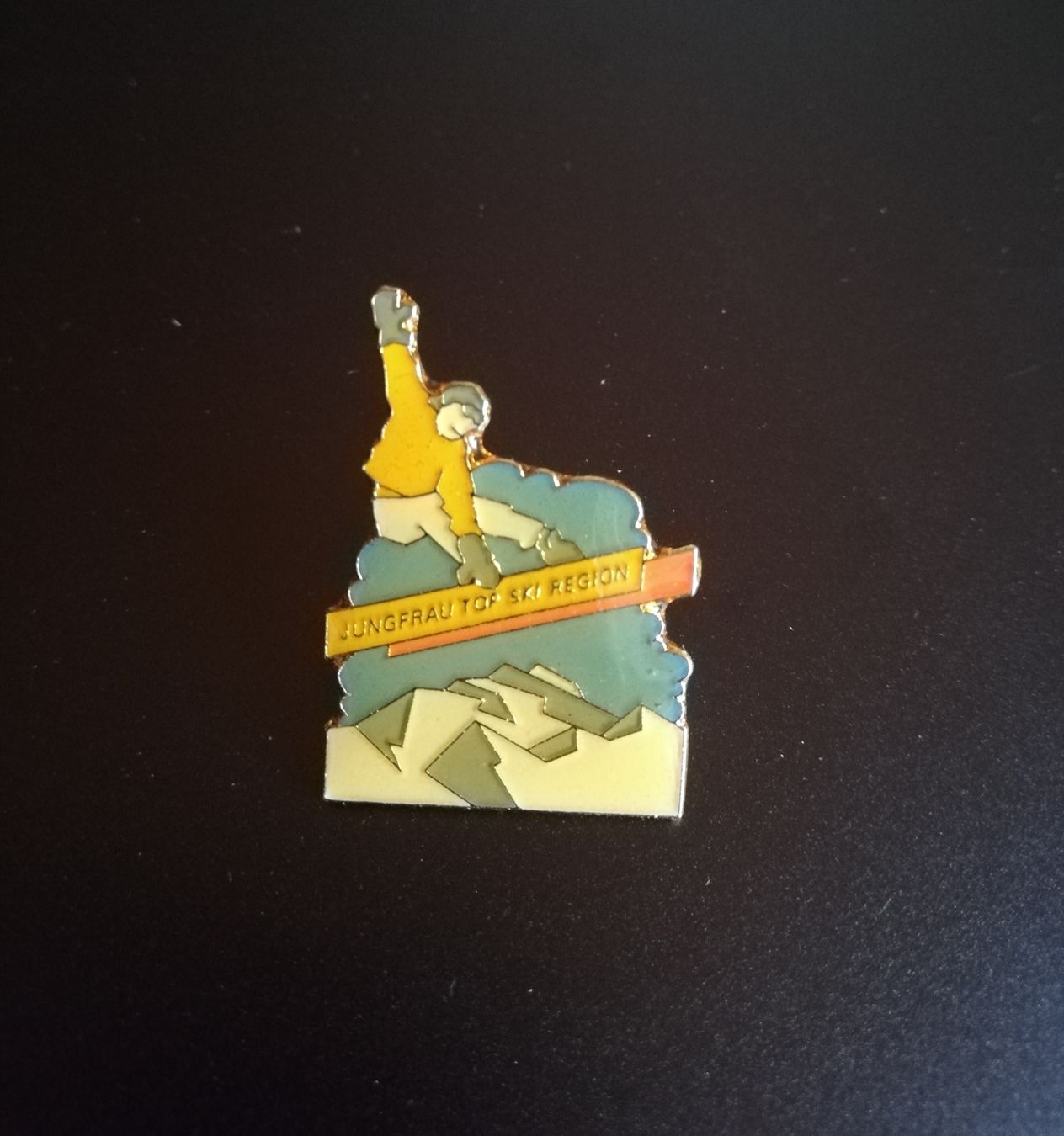 Placchette & Badge: 2x Pin Jungfrau Top Ski Region – Nuovo e nell'imballaggio originale da Zürich venduto da 25.1212_4.14