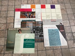 Johann Sebastian Bach, die letzten LP‘s, sehr gut erhalten