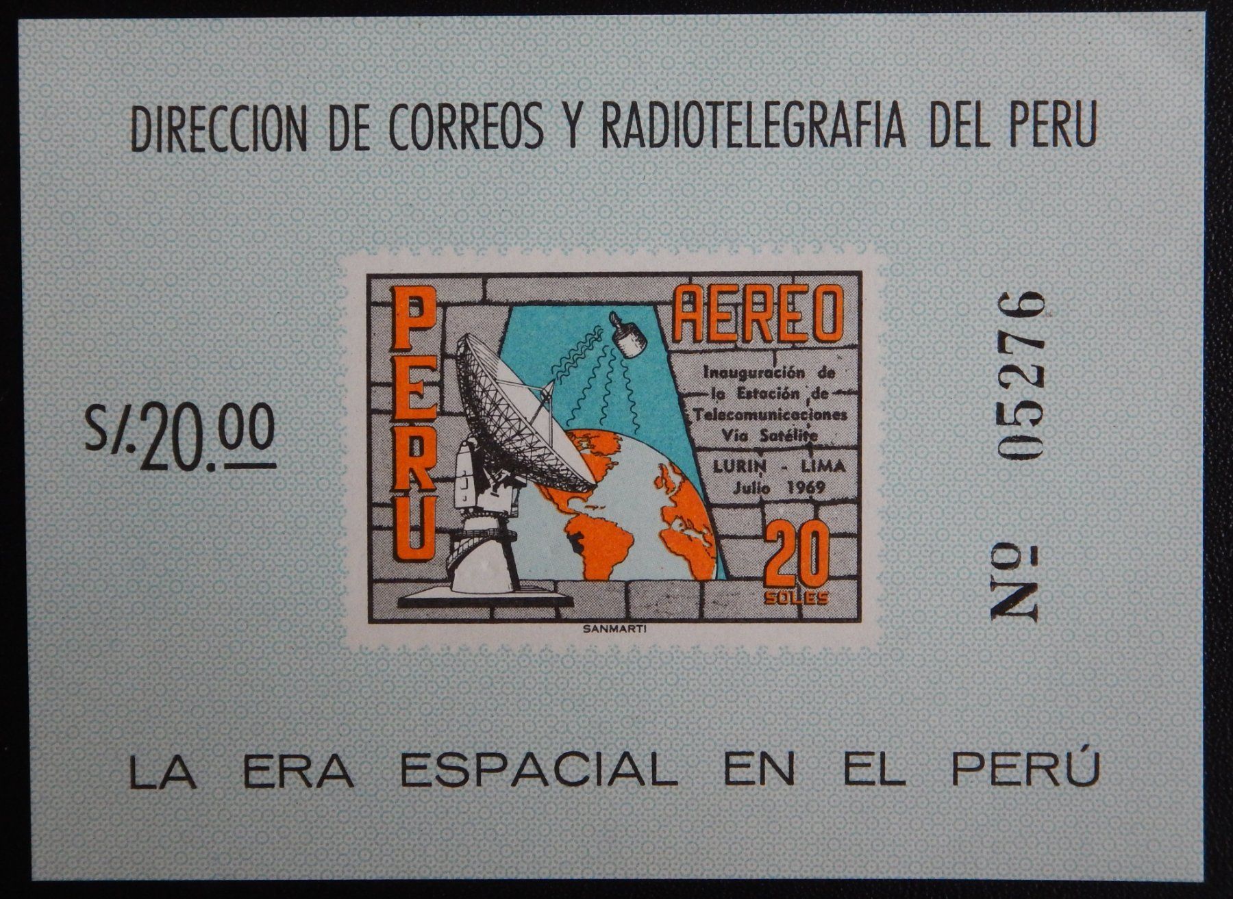 Tous les timbres: Peru Kat. Block 6 ** 1969 – D'occasion à Zürich par Muehlekauf
