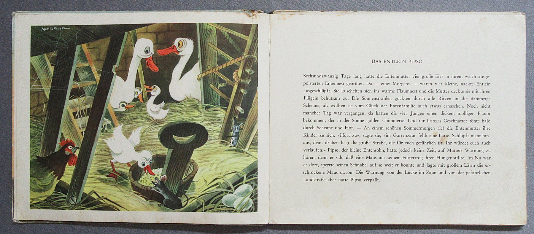 Libri: Das Entlein Pipso - mit Bildern von Moritz Kennel – Usato da Auenstein venduto da Padabimbim 1
