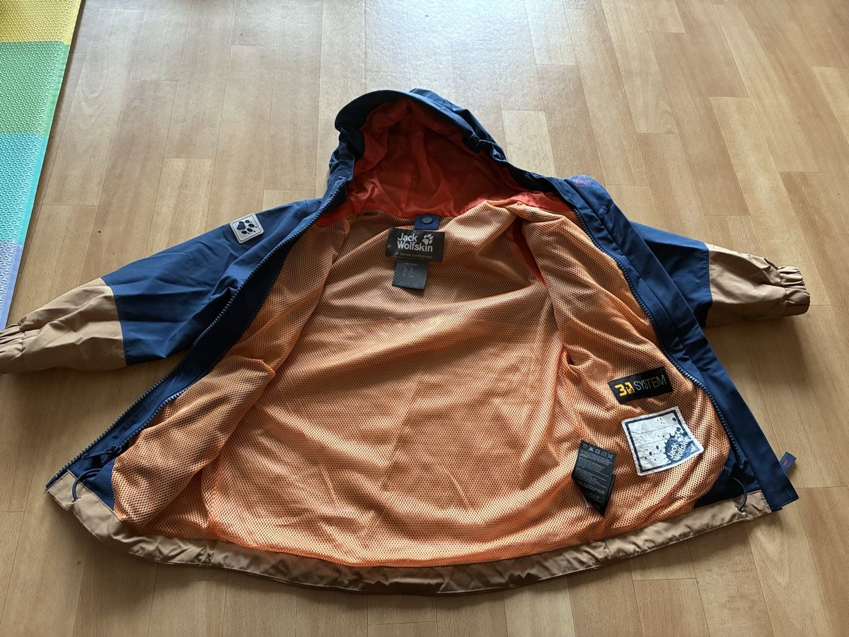 Jack Wolfskin Giacche & Cappotti: Jack Wolfskin 3in1 Jacke Gr. 104 – Usato da Untersiggenthal venduto da Stitch1 2