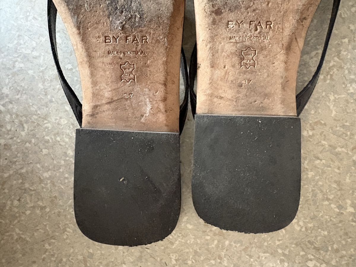 Scarpe da donna: By Far Sandals Black leather 37 – Usato da Zürich venduto da sha_pv65 3
