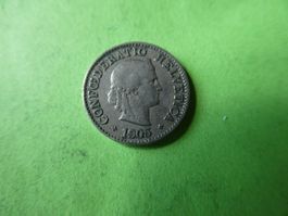 Schweiz 1905, 5 Rappen
