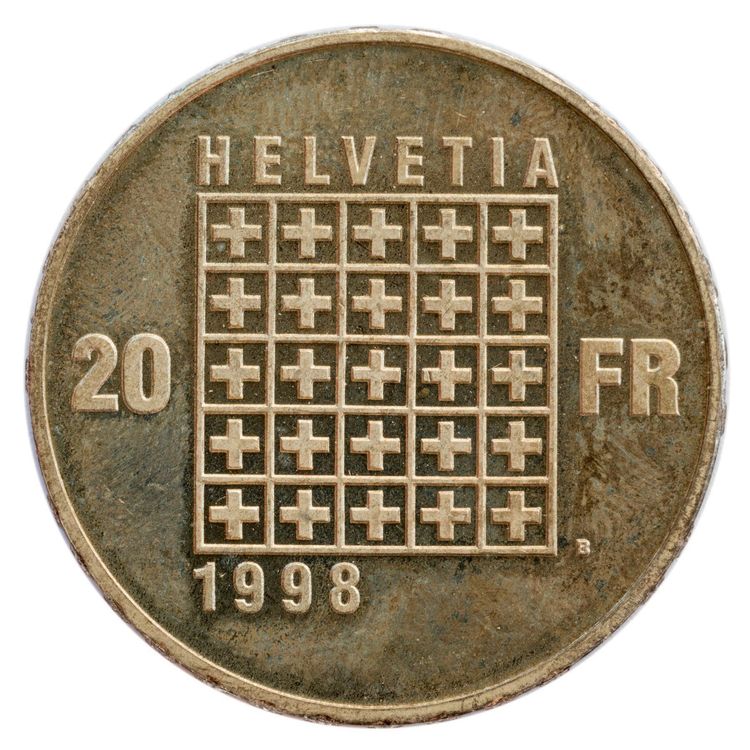 Schweiz 20 Fr. 1998 150 J. Bundesstaadt | Kaufen Auf Ricardo