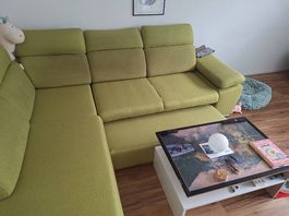 Ecksofa mit Schlaffunktion