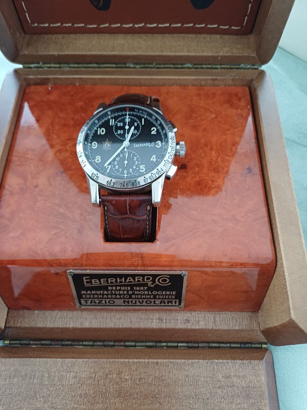 Eberhard & Co. Orologi: Eberhard & Co. Tazio Nuvolari Chronograph Ref.31030 Full Set – Usato da Untersiggenthal venduto da Callas33