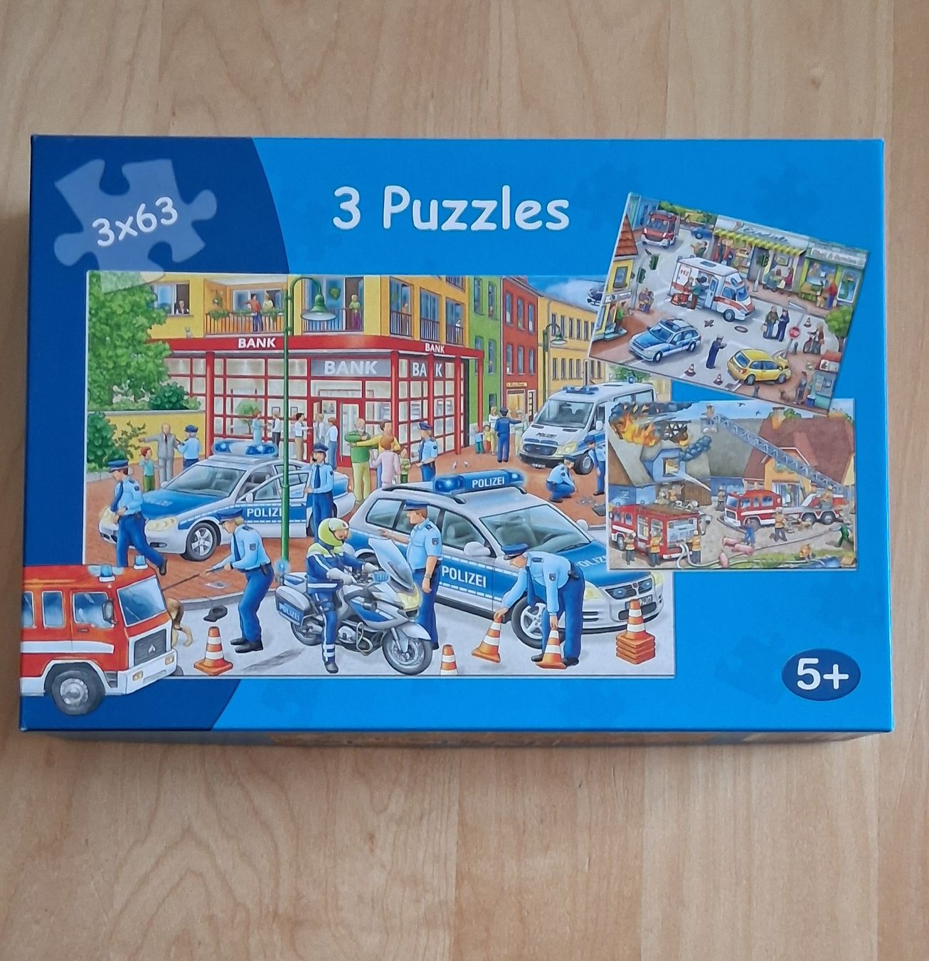 Puzzles: Puzzle 3 in 1 je 63 Teile – Gebraucht aus Zürich von Pryter