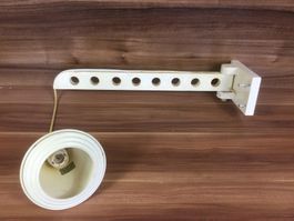 Gebrauchte Mid-Century Schwenk Hängelampe mit Holzarm