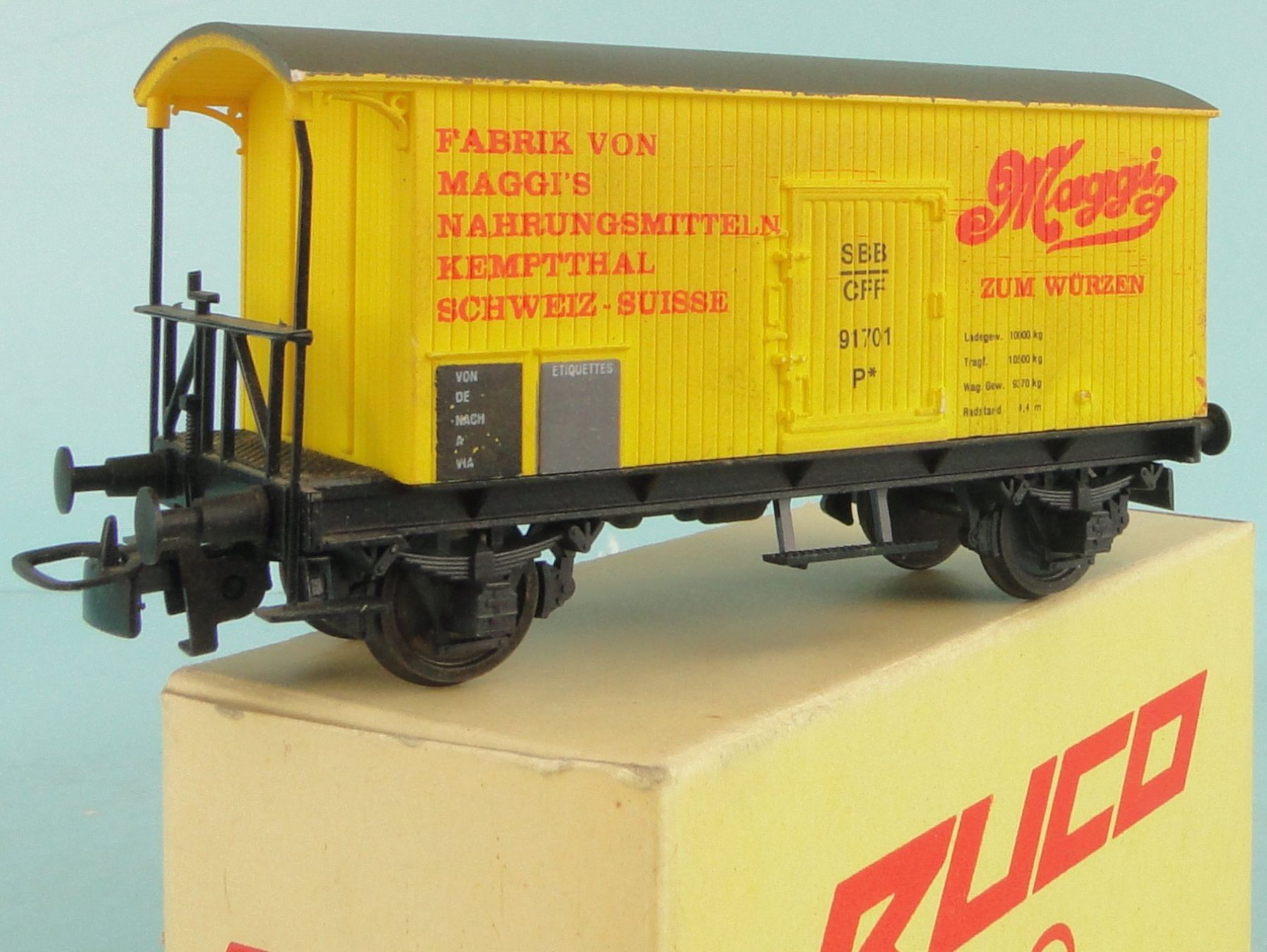 Modelleisenbahnen: Ruco 2102 Maggi – Gebraucht aus Bülach von cann11