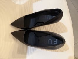 Escarpins Furla cuir noir taille 41 comme neuf