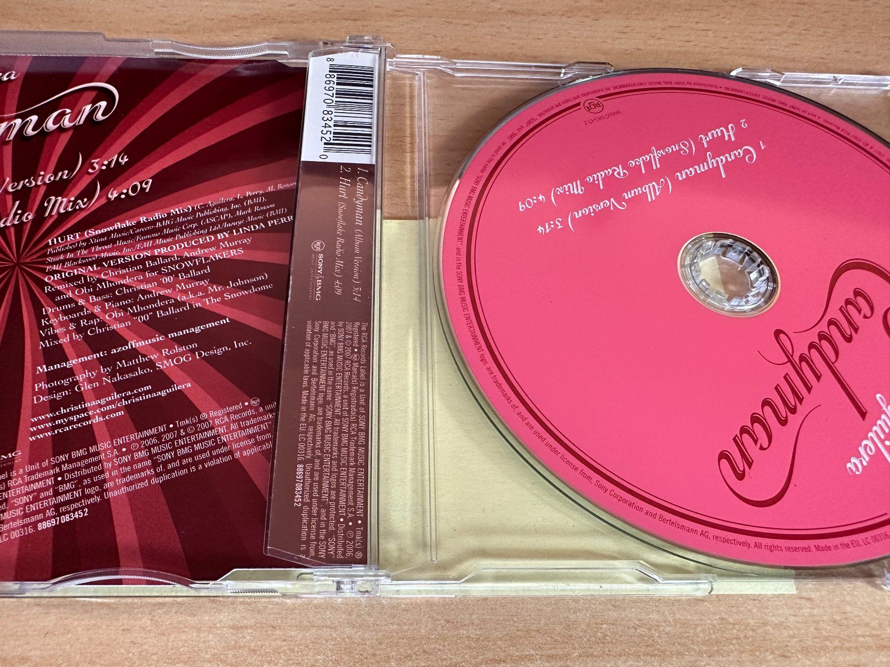 CDs: Christina Aguilera – Candyman - Single CD – Gebraucht aus Rikon im Tösstal von Alpenmutz 1