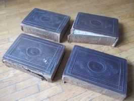 Schiller Sämtliche Werke 1871 Cotta Stuttgart 4 Bände Fraktu