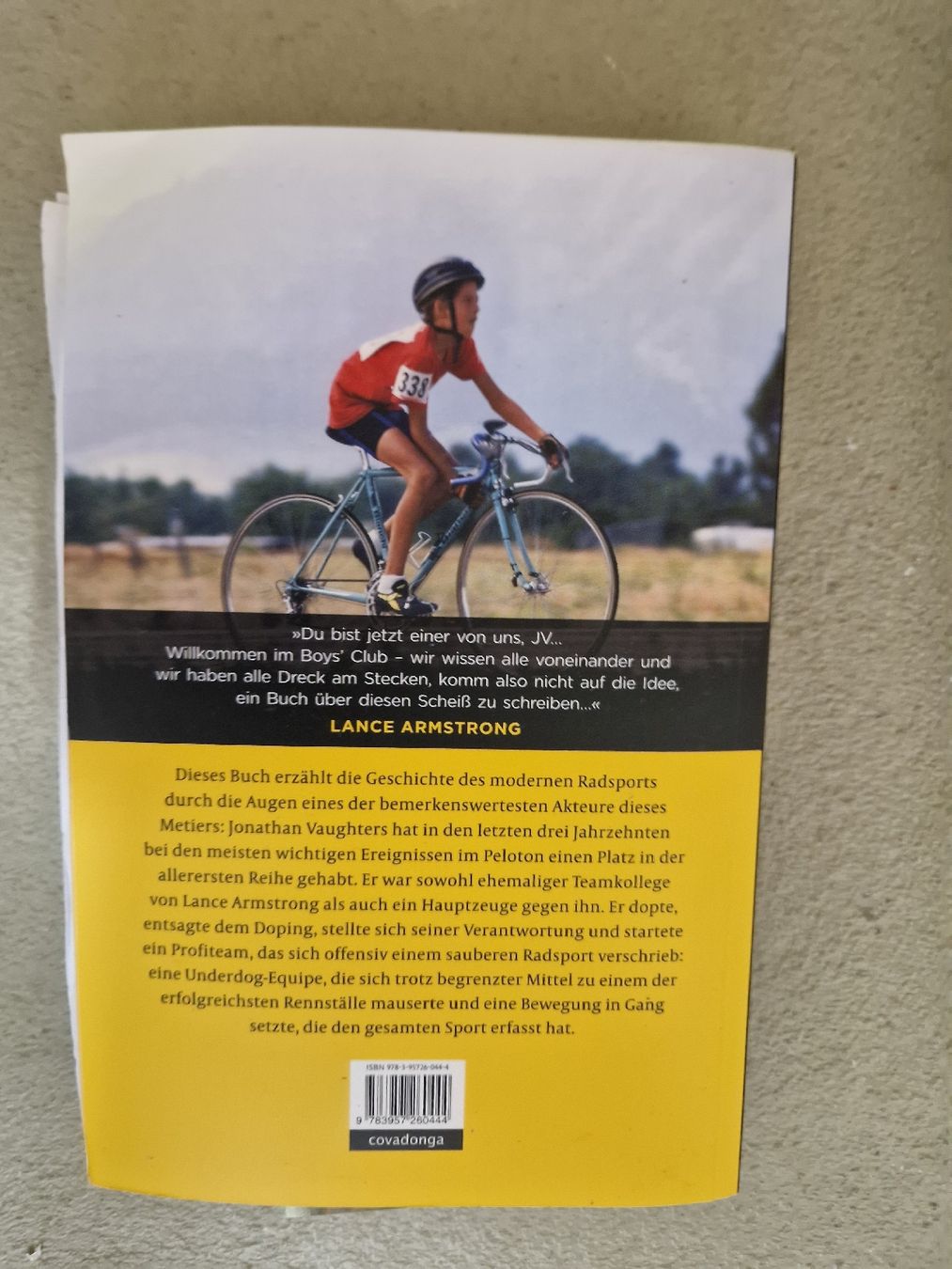 Libri: Jonathan Vaughters "One-Way Ticket" – Usato da Rheinfelden venduto da ilja78 1