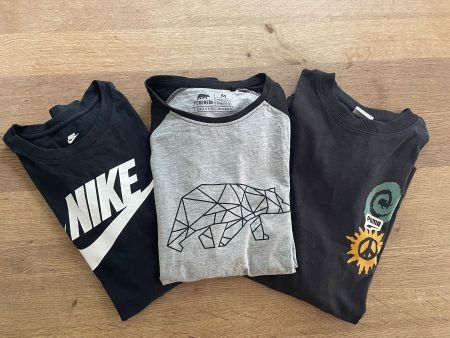 3 Pullover / Langarmshirts, Grösse S (Nike, Puma, Forsberg)