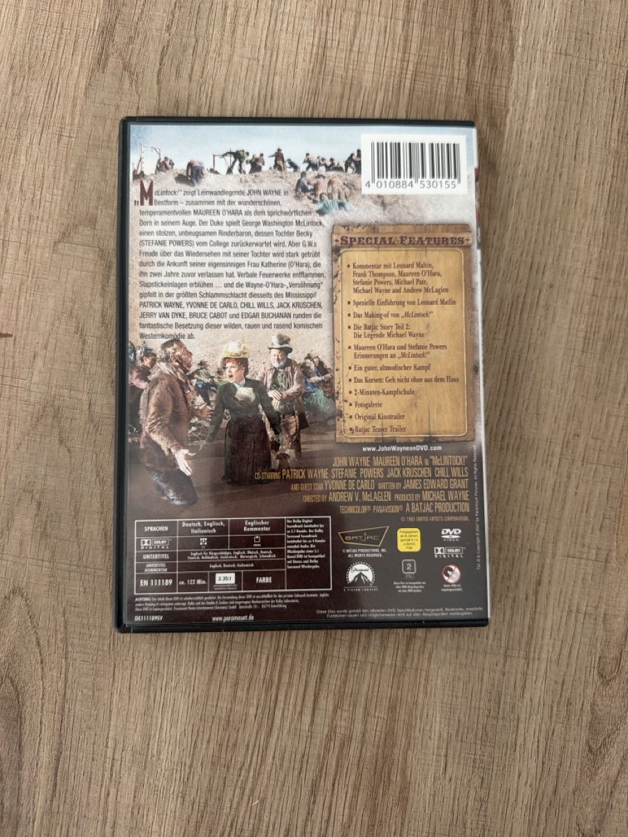 Tutti i DVDs: MacLintock (1963) DVD – Usato da Hagendorn venduto da masterchieff 1