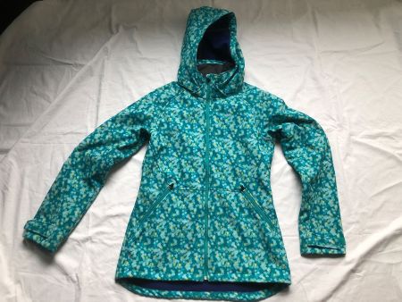 grüne gemusterte Softshell-Jacke H&M, Gr. 170