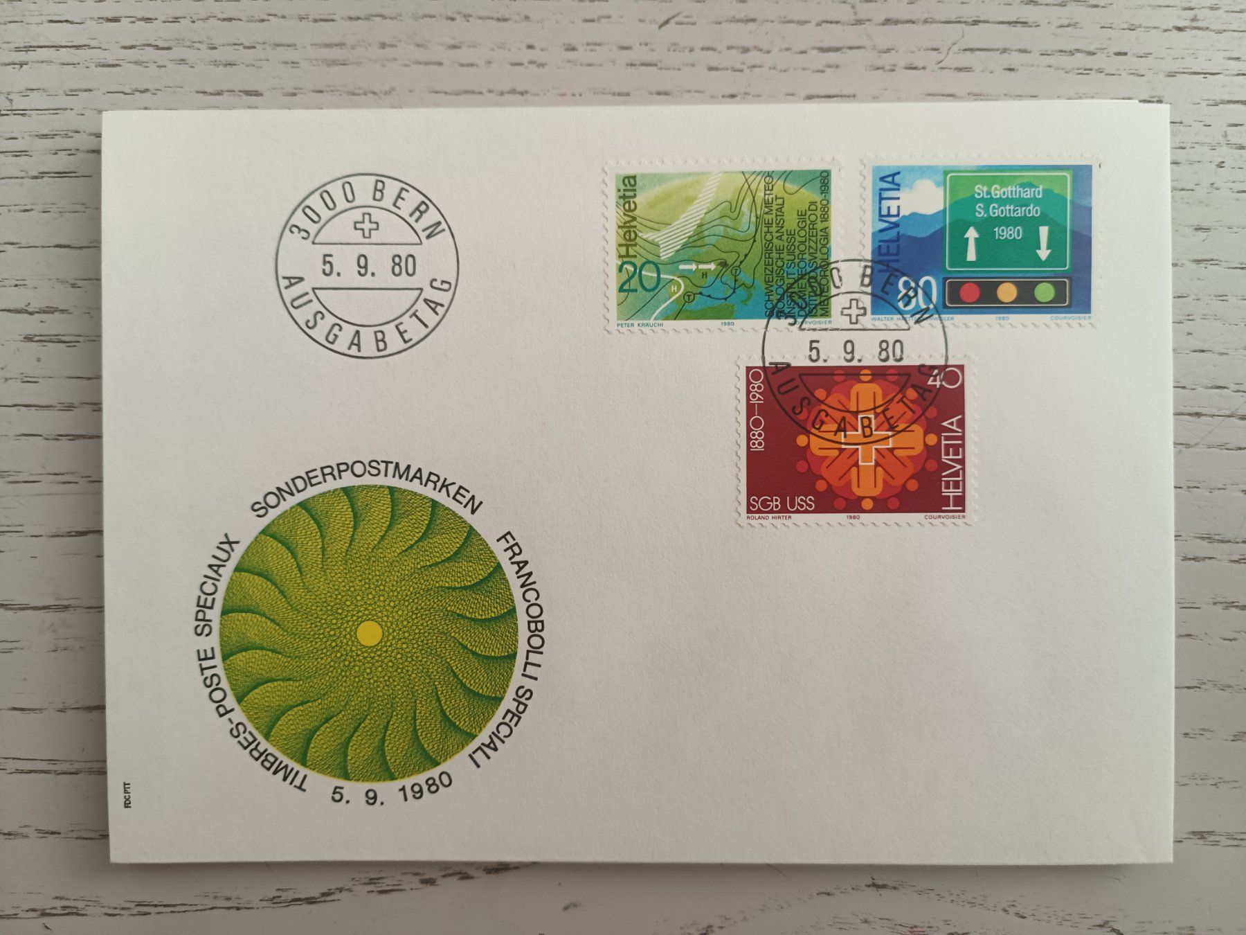 Alle Briefmarken: 1980 FDC Werbemarken – Gebraucht aus Dübendorf von goeggi79