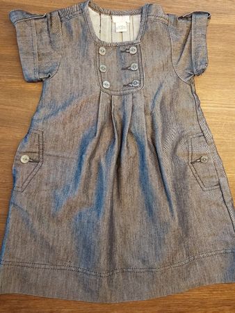 Kleid denim Mädchen Cyrillus Grösse 104 neu