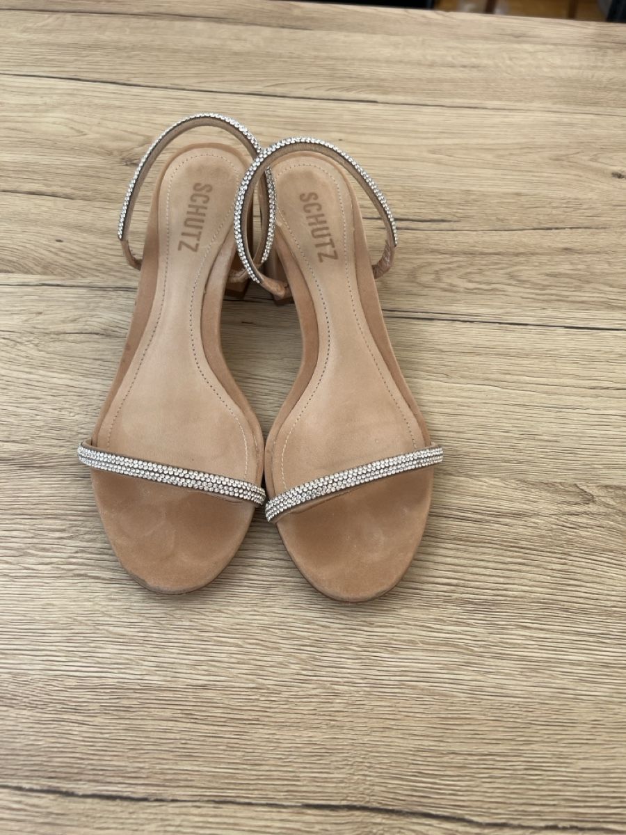 Scarpe da donna: Sandales Schutz taille 38 avec strass! – Usato da La Chaux-de-Fonds venduto da GabrielaKlein 1