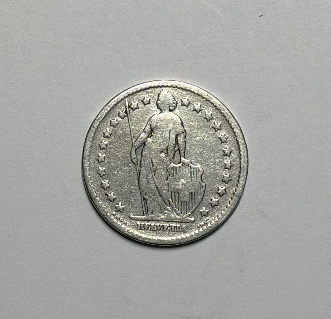 Tutti le monete: 2 Franken Münze Schweiz 1878 – Usato da Pfäffikon ZH venduto da cwal01 1