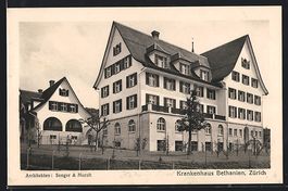 Zürich, Krankenhaus Bethanien mit Neben