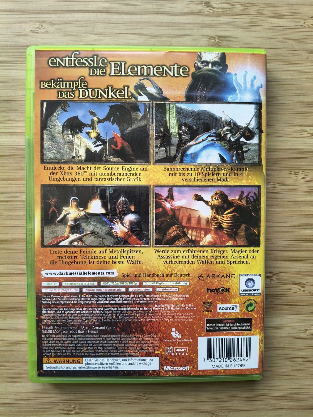 Giochi: Dark Messiah of Might & Magic Elements (XBox 360) – Usato da Riedholz venduto da ste_96cd 1
