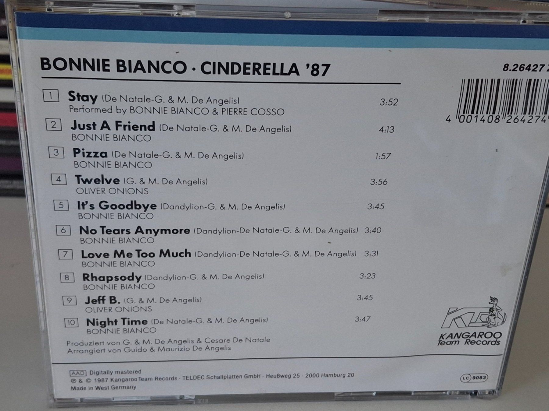 CD: CD Bonnie Bianco - Cinderella 87 – Usato da Aarberg venduto da Jackup1 1