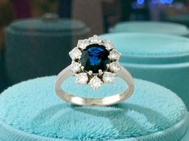 SIEGL GOLDGILDE, Biel, Saphir - Diamant - Ring