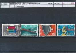 1957 Werbe- und Gedenkmarken, ** postfrisch