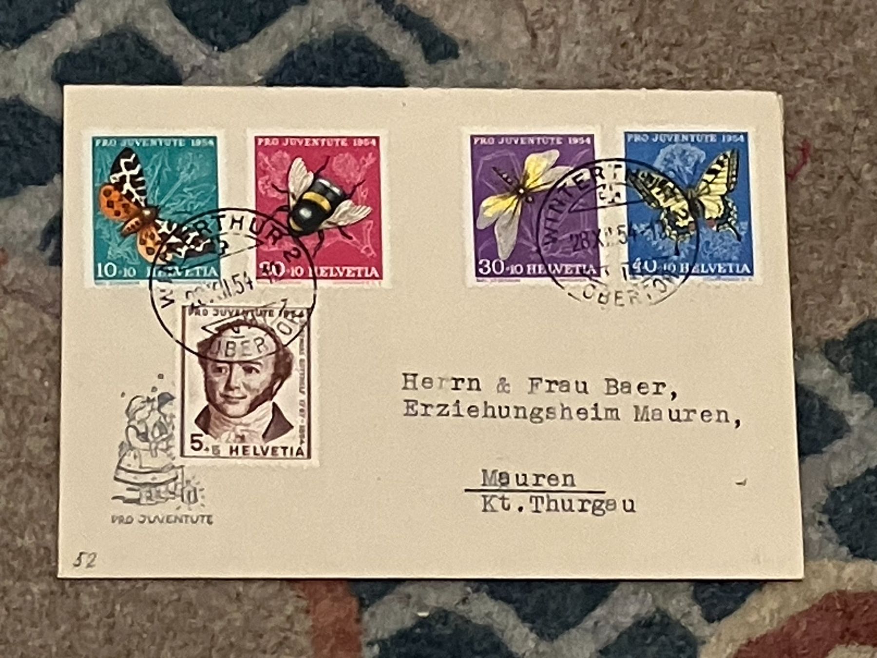 Tous les timbres: 1 Pro Juventute BRIEFLI – Neuf (Voir description) à Koblenz par mar_c2pj