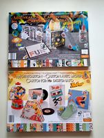 2 Motivkartonblöcke Graffiti + Retro Scrapbooking