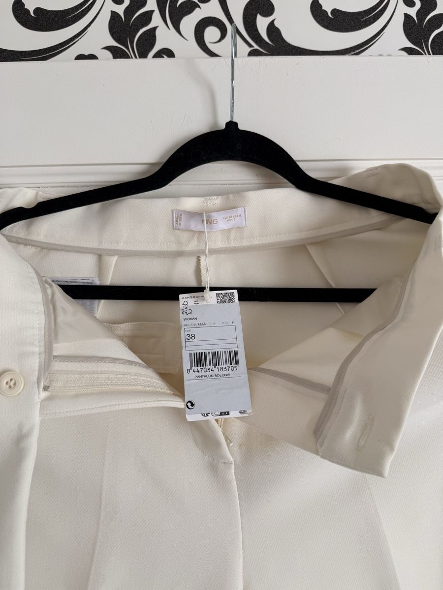 Mango Pantaloni: Mango Off White Trousers – Nuovo (secondo la descrizione) da Corsier-sur-Vevey venduto da Kristina.Nova 3