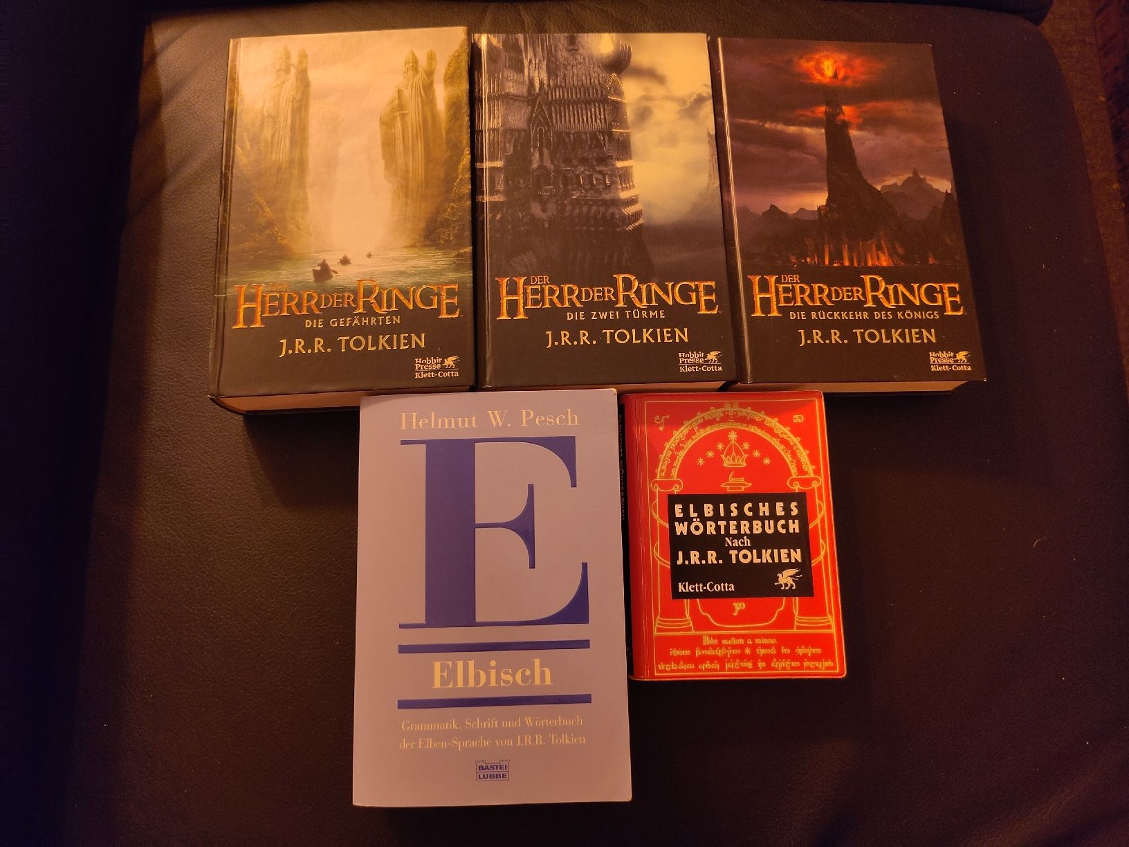 Bücher: Herr der Ringe 3 Bände, Elbisch Buch – Gebraucht aus Oberwil BL von syd_lm