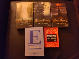 Herr der Ringe 3 Bände, Elbisch Buch