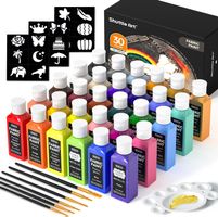 Textilfarben Set 30 Farben für Stoff und Kleidung