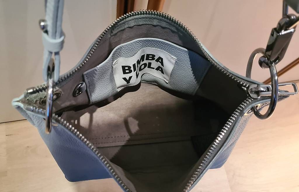 Taschen für Damen: Bimba y Lola Leder Tasche, hellblau – Gebraucht aus Stallikon von nor_9fxw 1