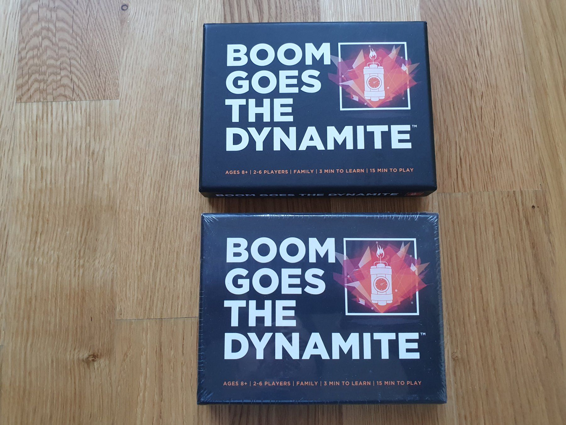 Spiele: 2x Boom Goes the Dynamite (Kickstarter edition) – Neu und originalverpackt aus Puidoux von Svreber