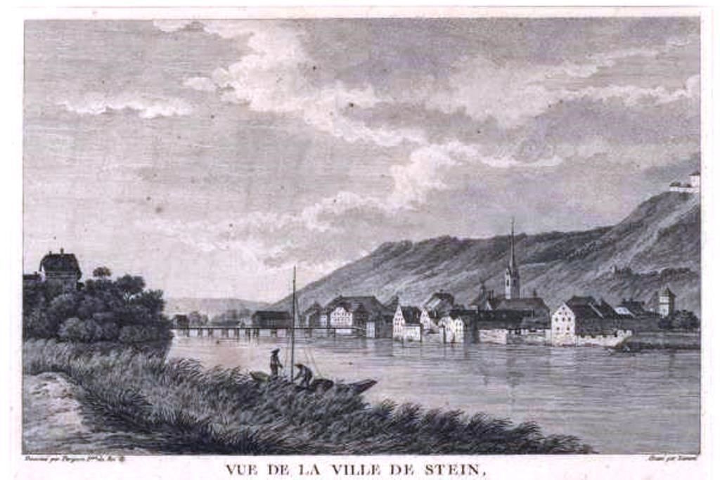 Incisioni: Stein am Rhein Originalkupferstich 1780 – Usato da Rafz venduto da Helvet32 1