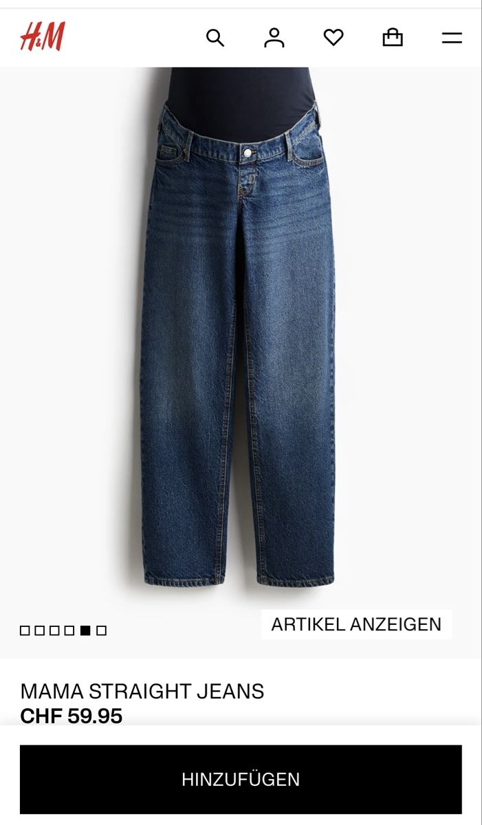Jeans: H&M Mama maternity/pregnancy jeans – Usato da Zürich venduto da The_Renew_Project 1