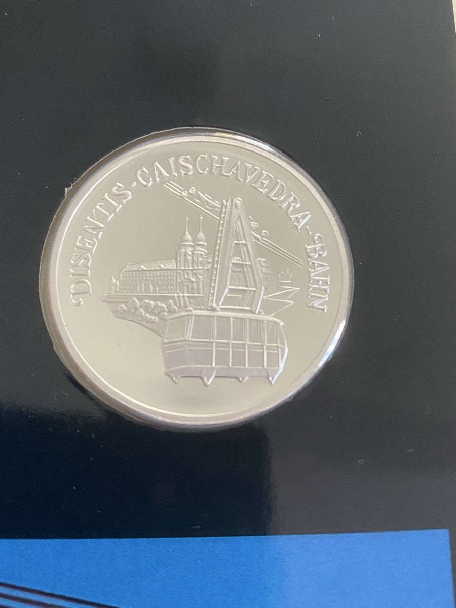 Medaillen: Diesentis Caidchavedra  Bahn Silbermedaille 15 Gramm – Neu (gemäss Beschreibung) aus Muralto von Alex1912 1