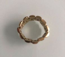 RING BEWEGLICHER EDLER GELBGOLD KETTEN 750