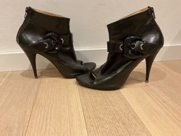 Leder Stiefellete sehr super Gr 38