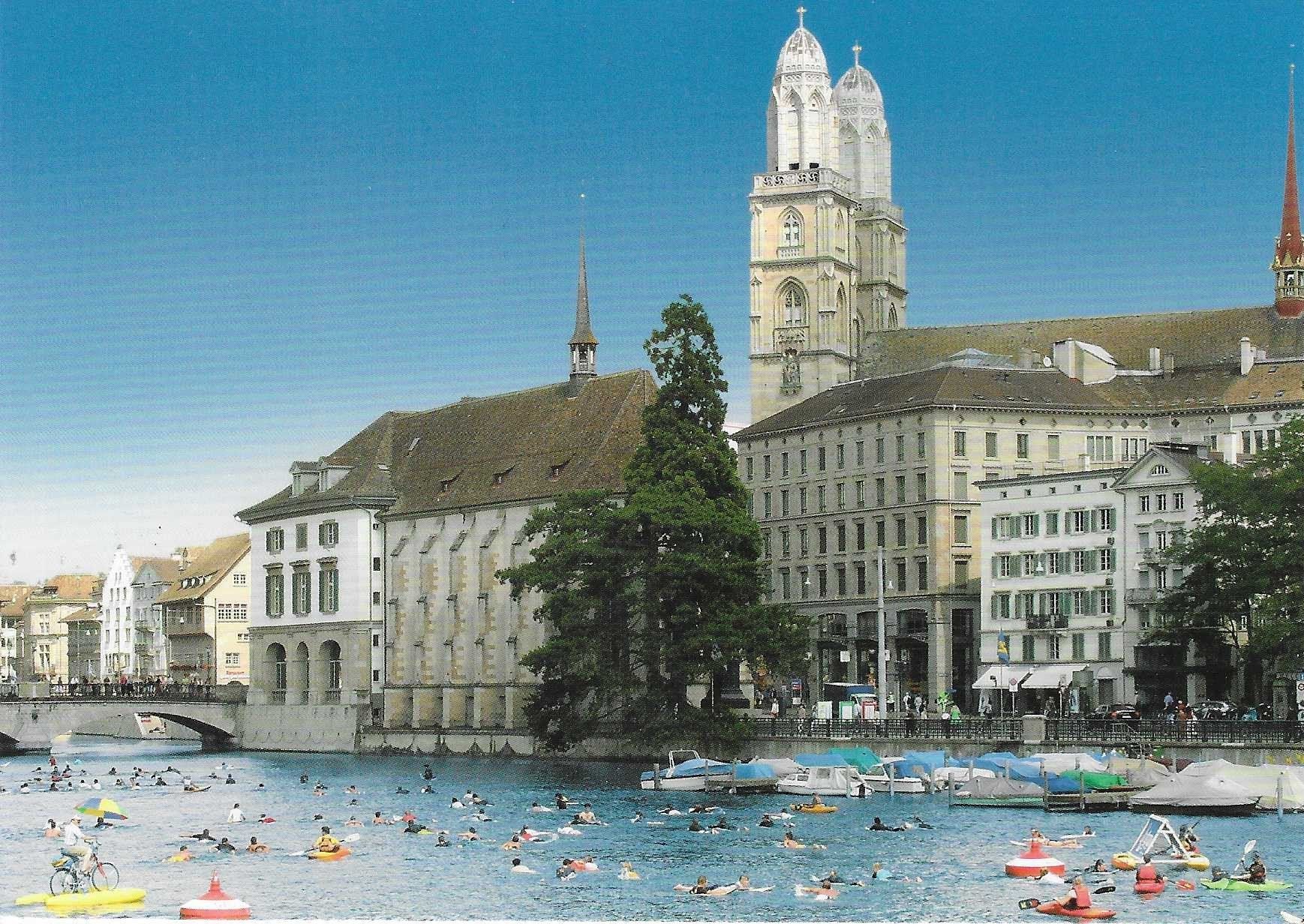 Cartoline postali: Zürich,Action auf der Limmat ZH – Nuovo (secondo la descrizione) da Rothrist venduto da Stranglehold