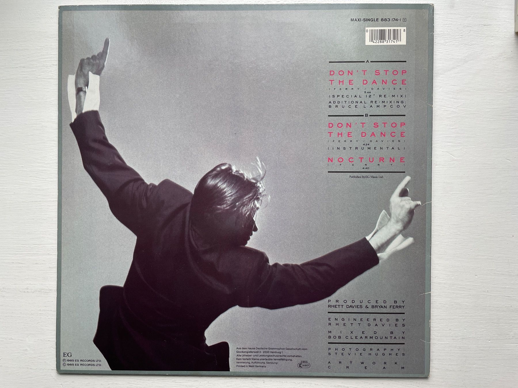 Dischi in vinile: Bryan Ferry - Don't Stop The Dance - 12" Maxi, 1985 – Usato da Zürich venduto da Andy_t71 1